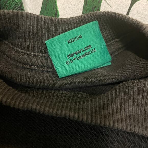 Civil Regime Star Wars Tee M | 199X Oversized, Vintage Wash Green Crystal NWOT - Picture 3 of 9